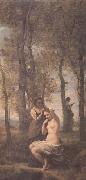 Jean Baptiste Camille  Corot La toilette (mk11)